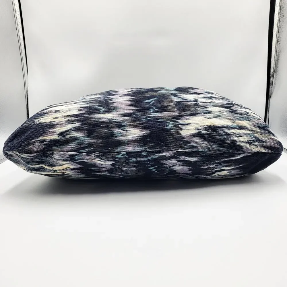 Banana Republic Hobo Shoulder Bag Tie-Dye Watercolor Canvas Tapestry Design